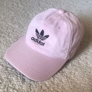 Pink adidas cap